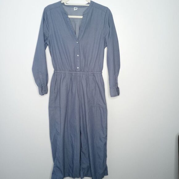 Old Navy blue jumpsuit size medium - Picture 1 of 5